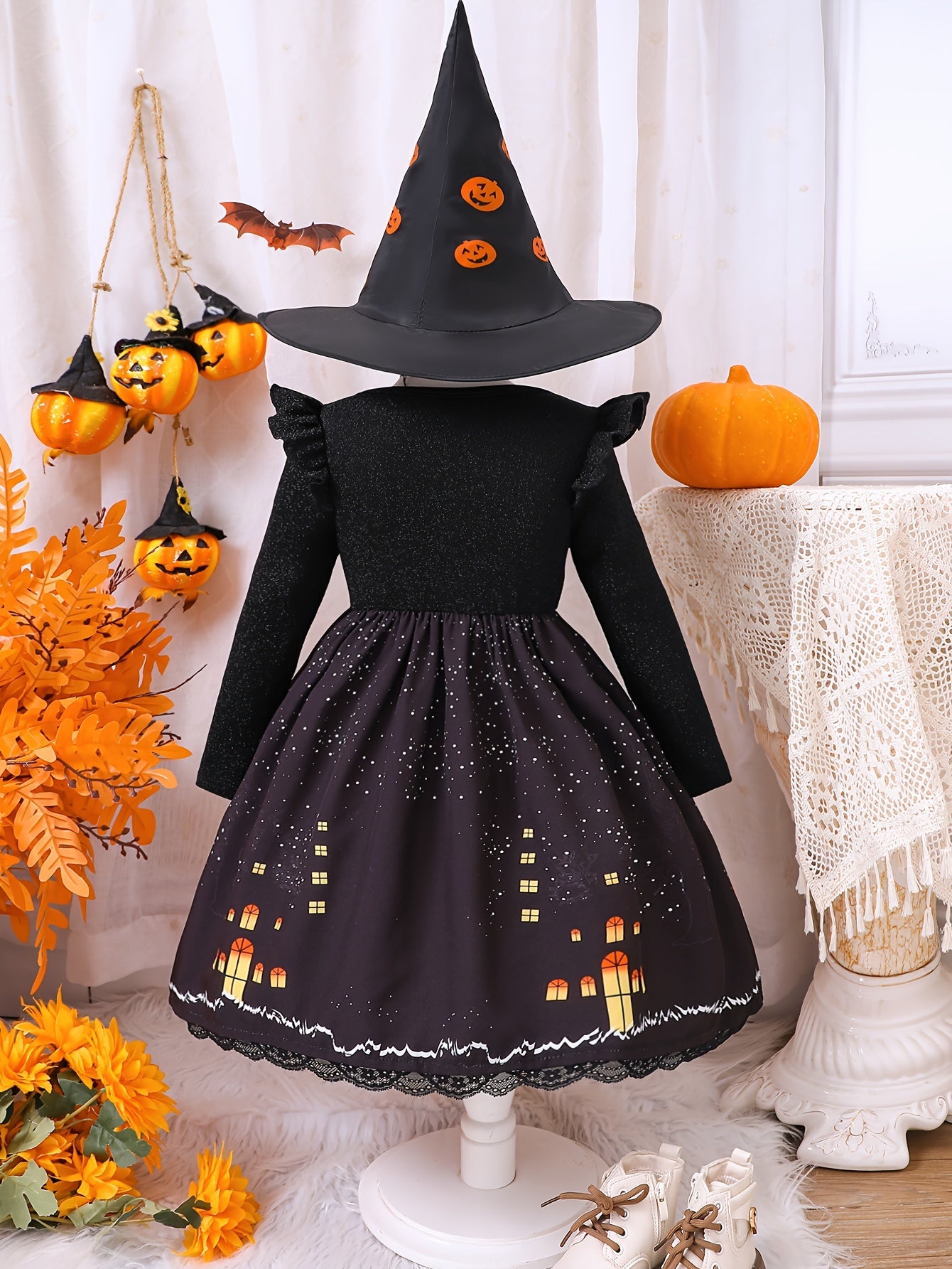 Girls Pumpkin Dress