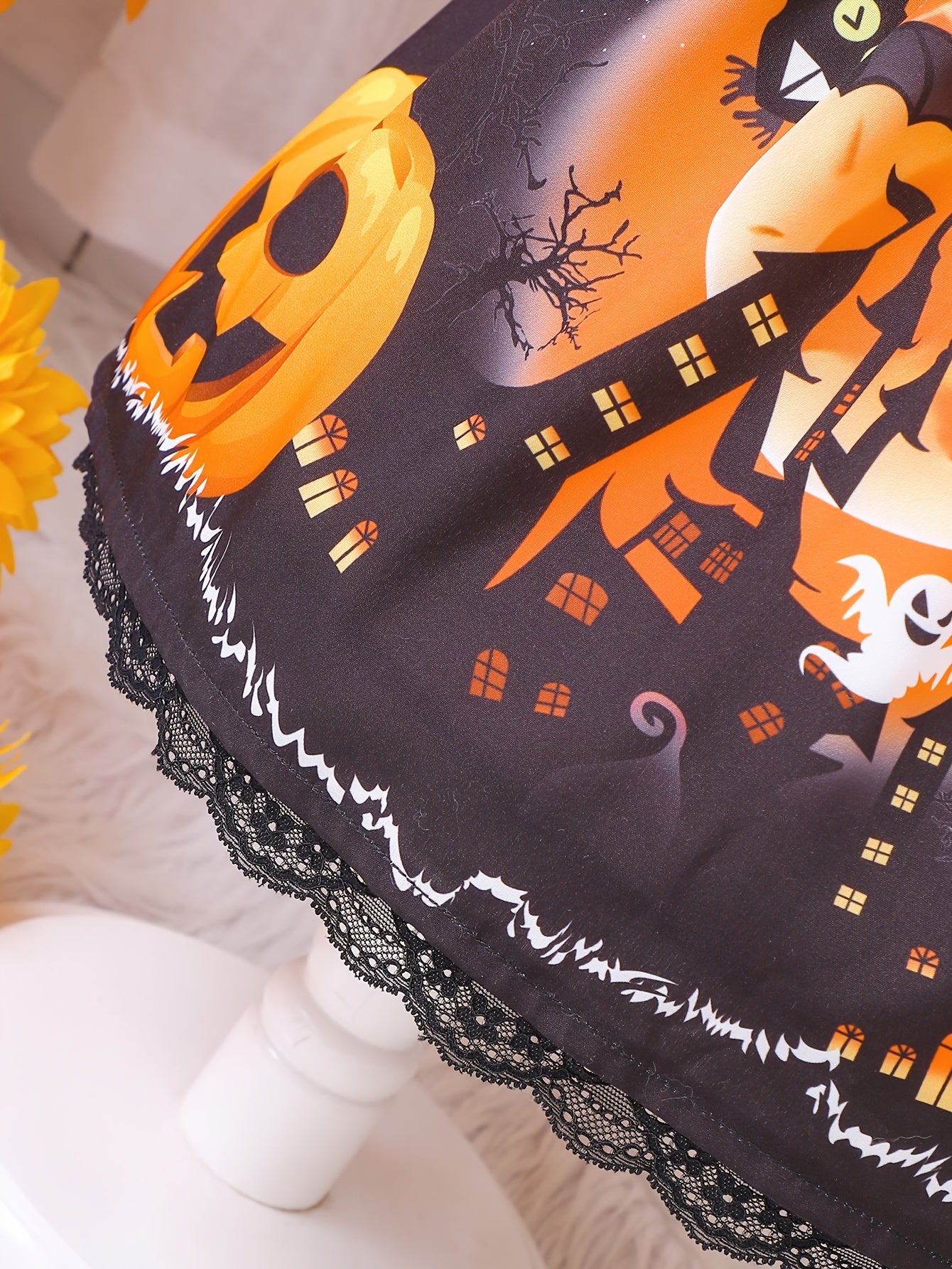 Girls Pumpkin Dress